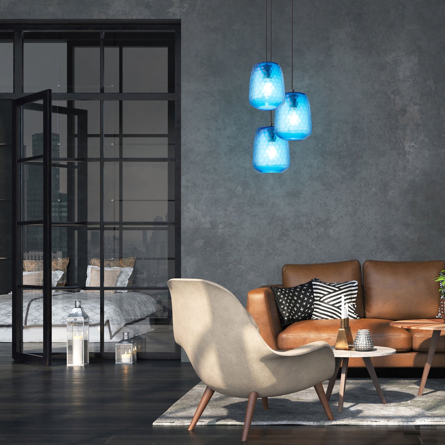 Blue/Black-