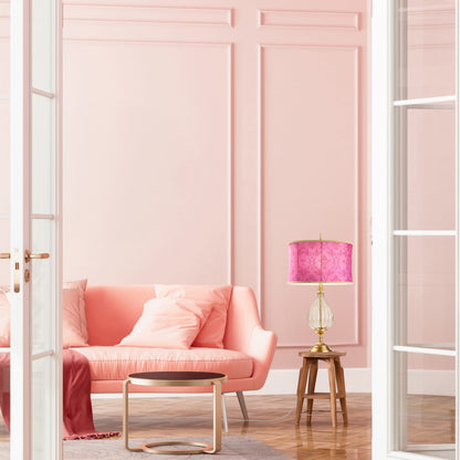 Fuchsia/Subtle Green/Gold-