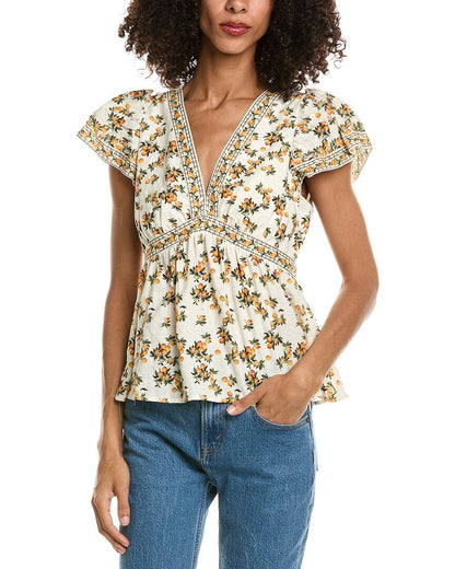 CREAM/ORANGE SMALL SUNSHINE BL-