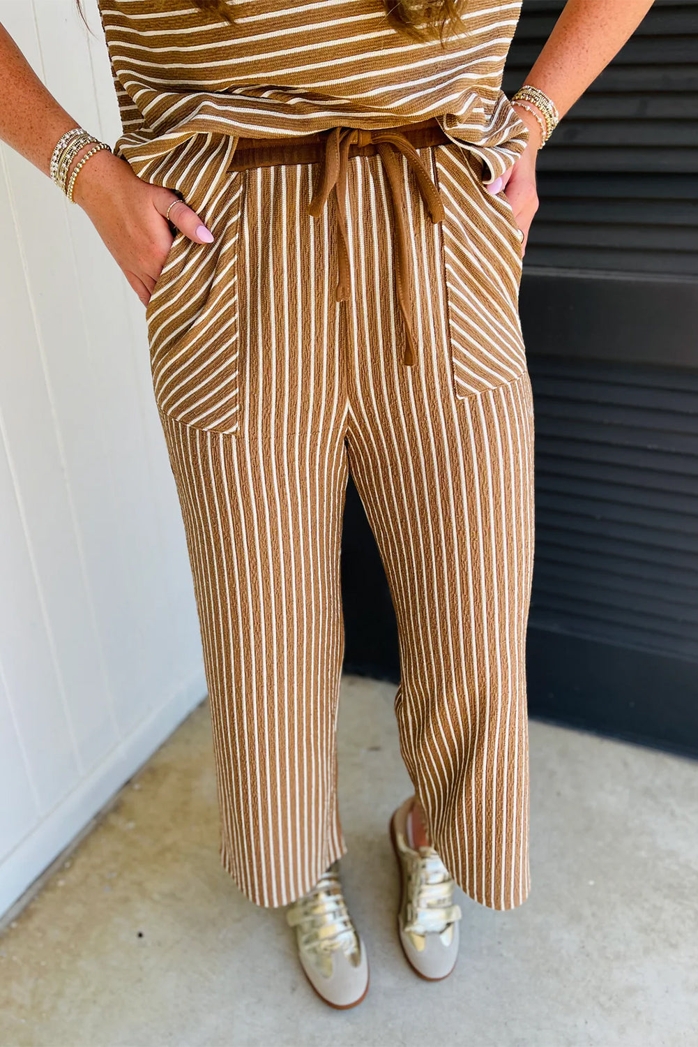 Threaded Pear Aspyn Stripe Tee