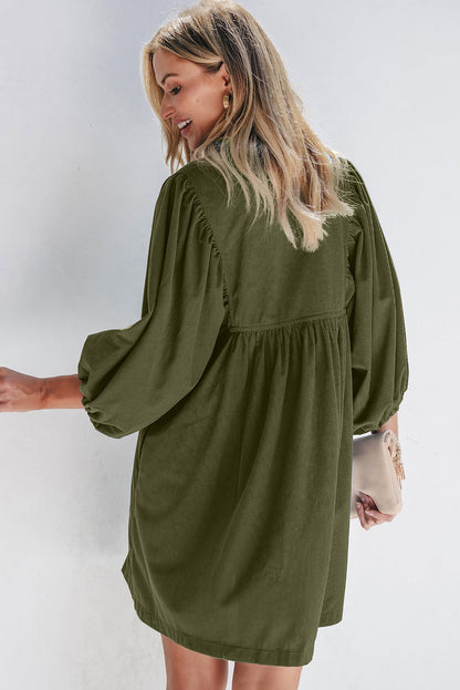 Threaded Pear Celeste Waist Bracelet Sleeve Dress