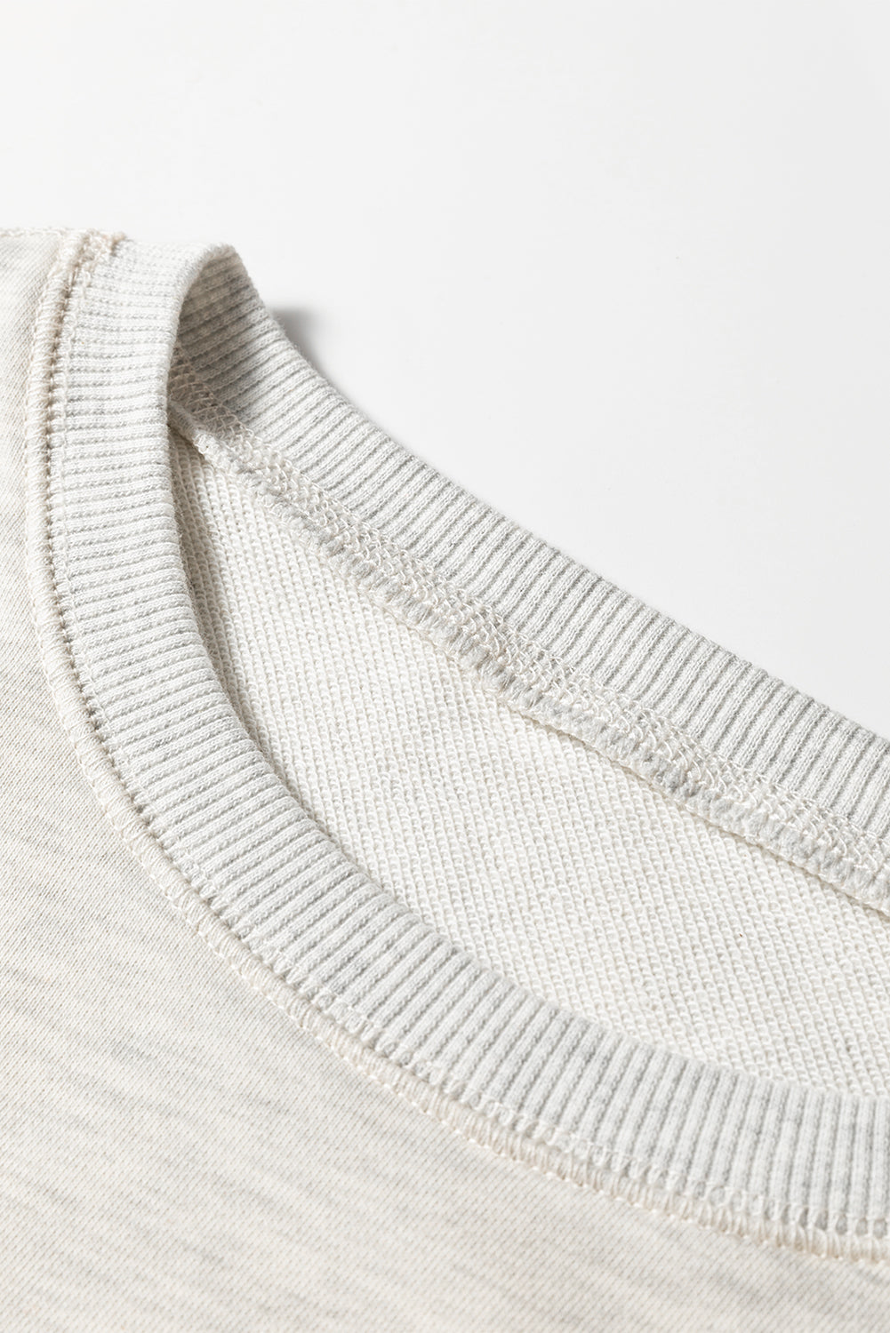 Threaded Pear Maci Patchwork Drop Shoulder Sweatshirt