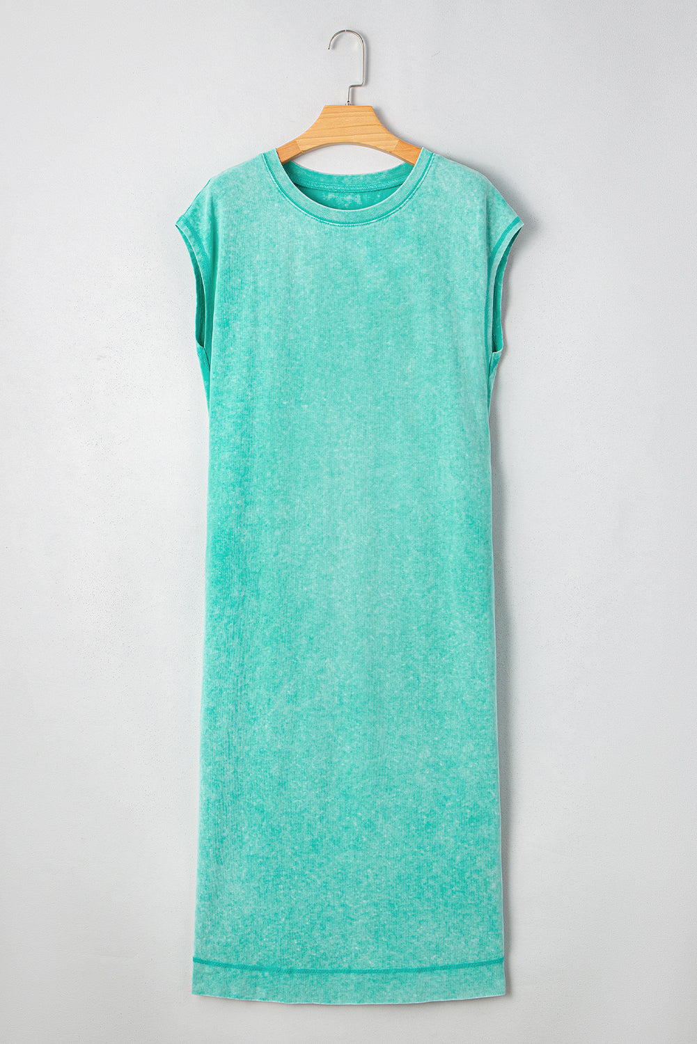 Threaded Pear Eloise Mineral Wash Pocketed T-shirt Long Dress