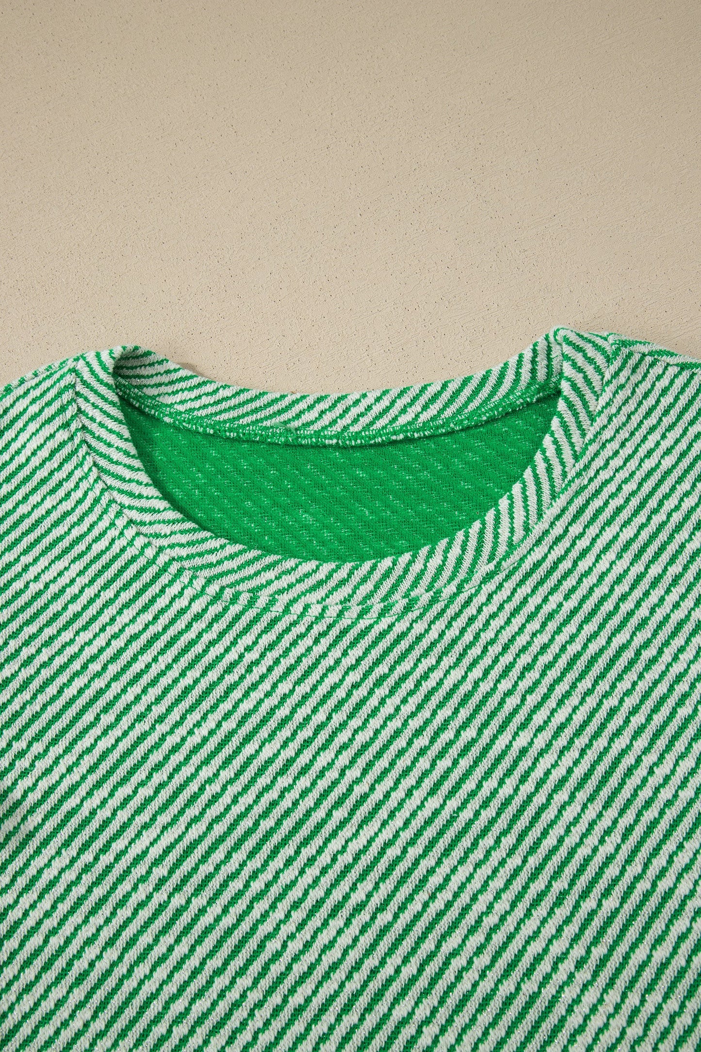 Threaded Pear Elisabeth Ruffled Short Sleeve Blouse