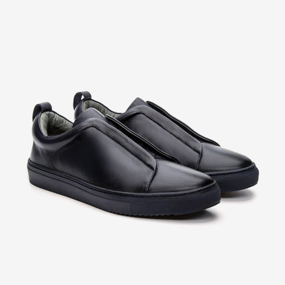 Navy Grainy-