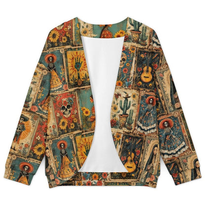 Baha Ranch Dia de las Muertes Drop Shoulder Cardigan