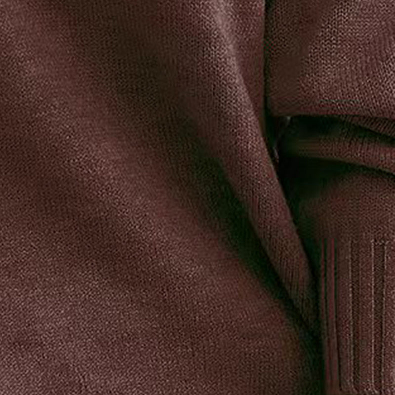 Women’s V-Neck Drop Shoulder Sweater | Casual Long Sleeve Pullover