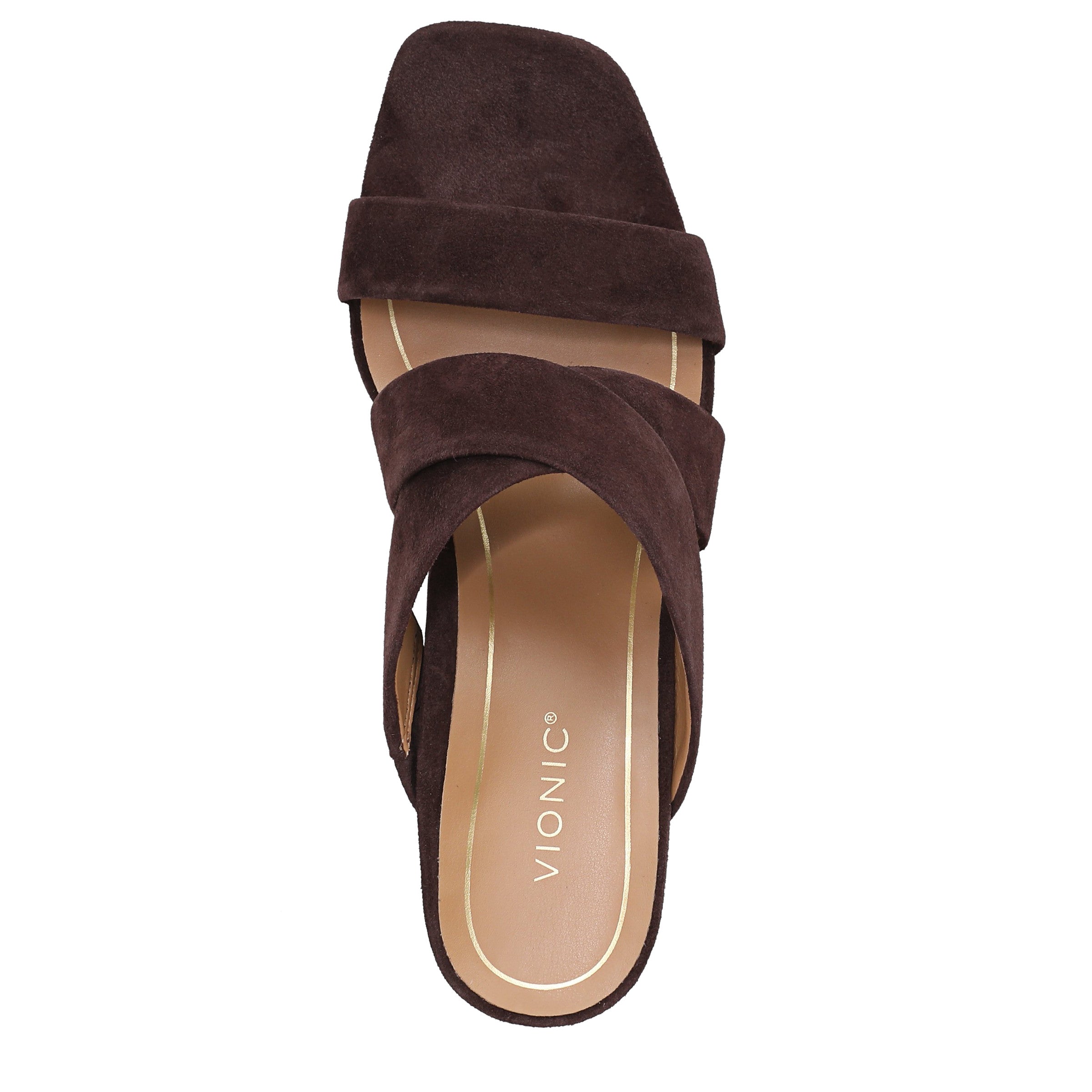 Vionic Merlot Suede Pump with 3