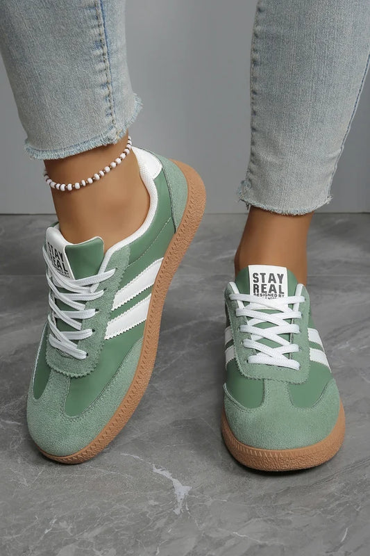 Threaded Pear Goldie Leather Lace Up Shoes