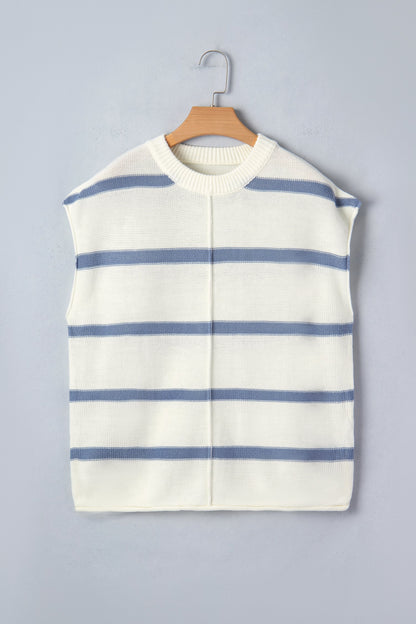 Rhodes Striped Batwing Sleeve Sweater Tee