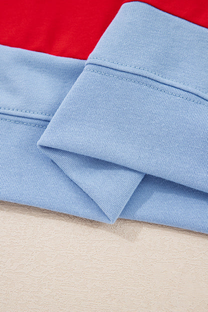 Threaded Pear Simone Flag Vintage Oversized Pullover