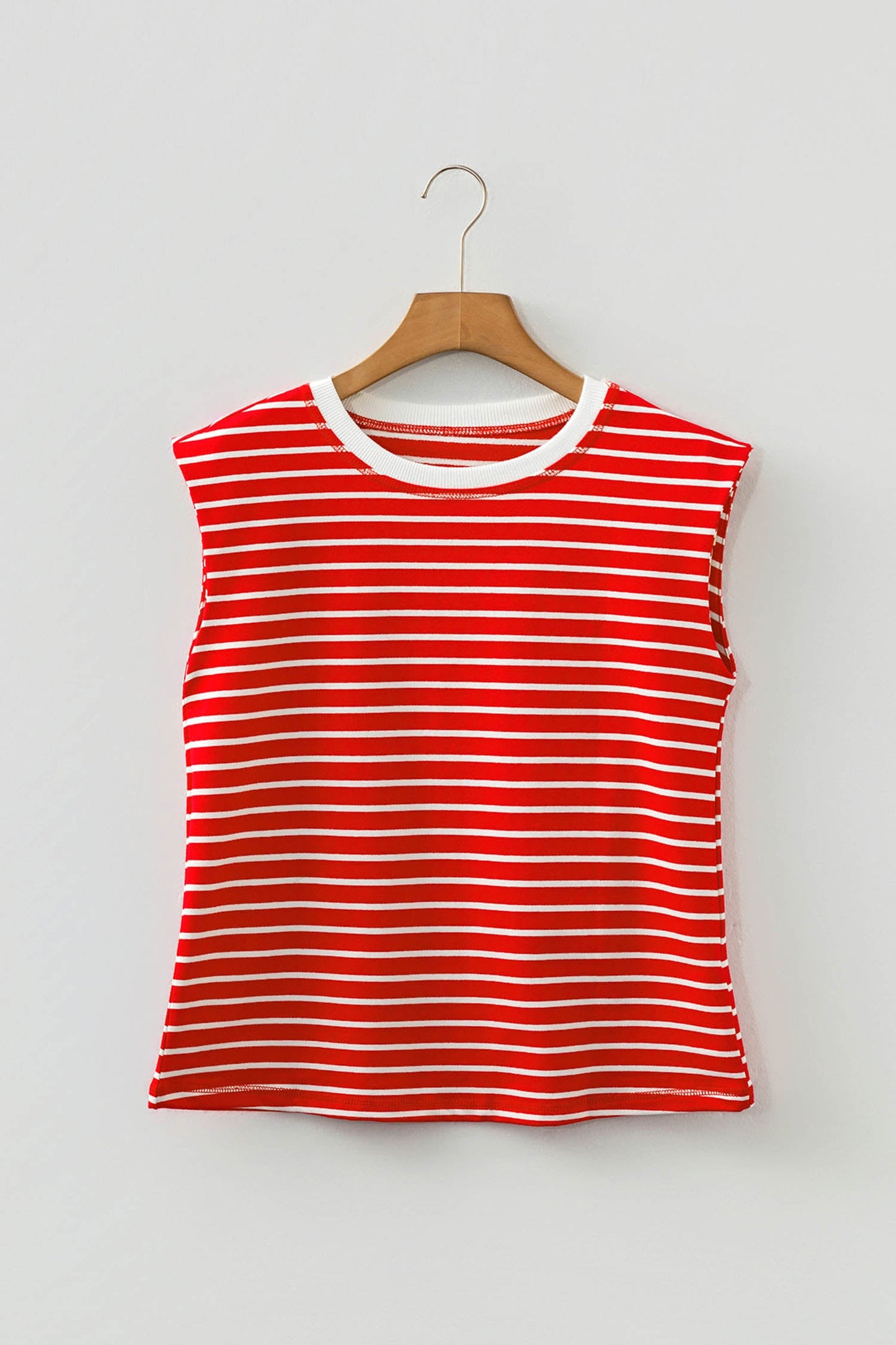Threaded Pear Ivy Trim Loose Tank Top