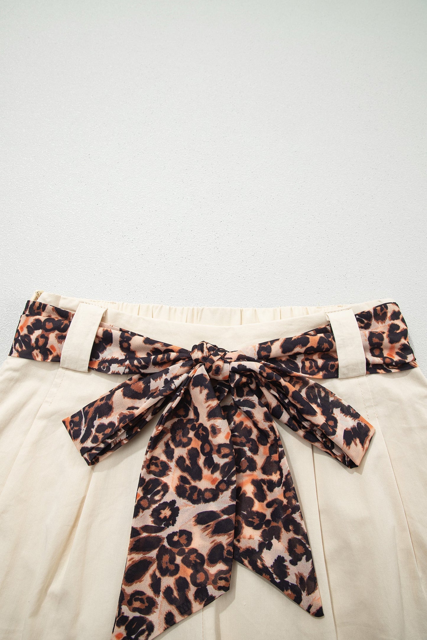 Threaded Pear Ariel Pleated Wide Leg Shorts