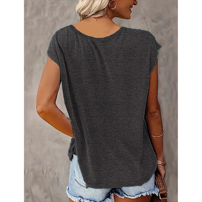 2-Pack Wildflowers Graphic Print V-Neck Tee Tops