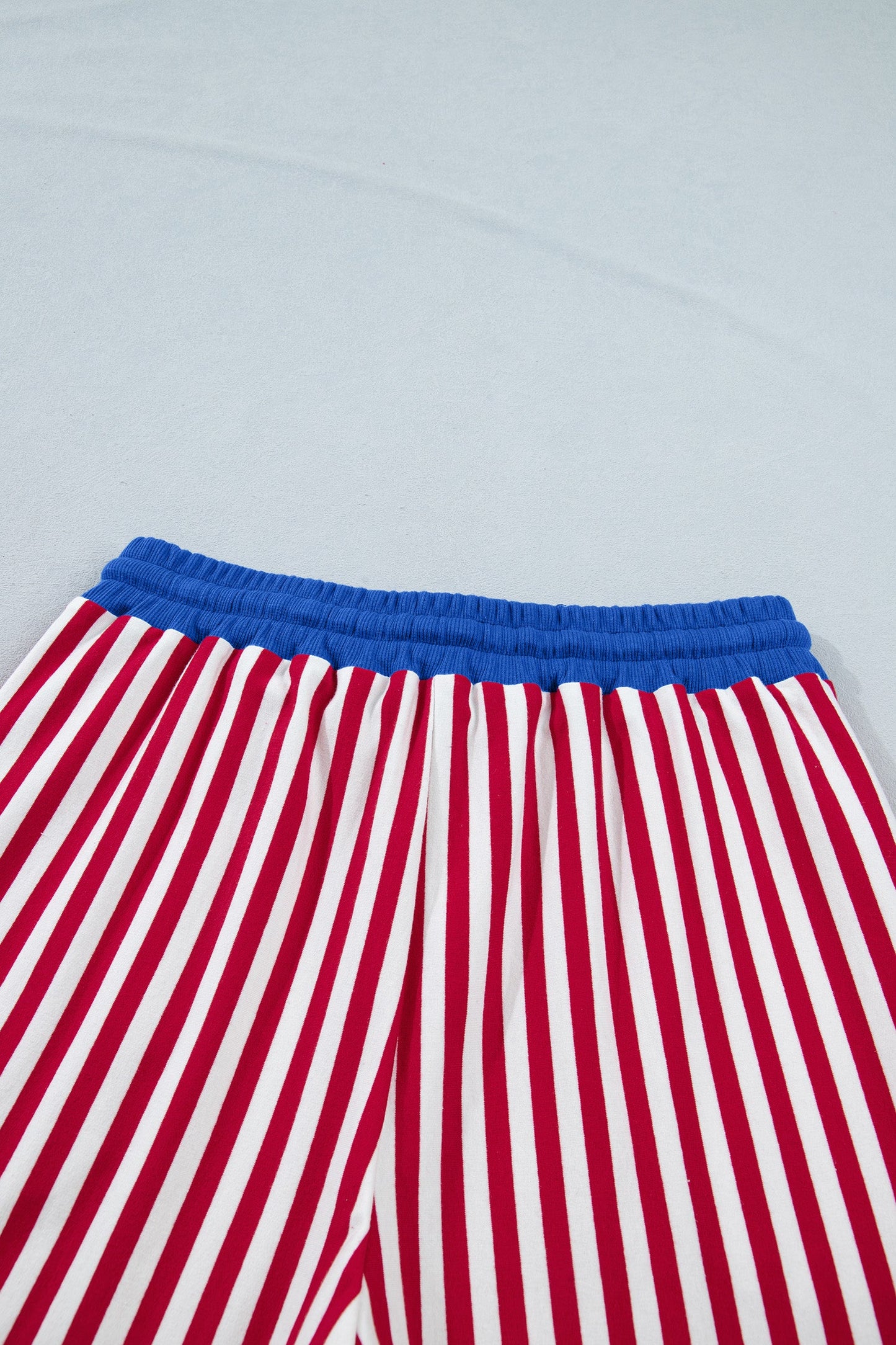 Threaded Pear Skye Stripe Trim Tee Set