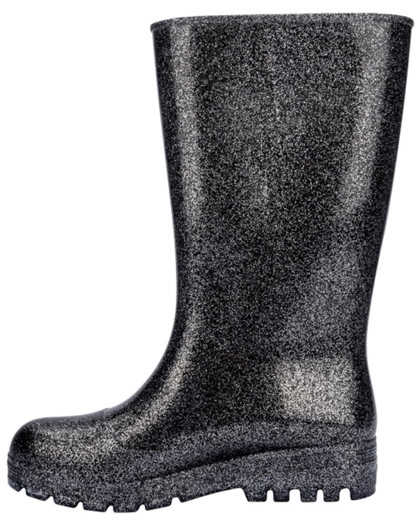 BLACK/GLITTER SILVER-