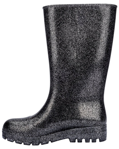 BLACK/GLITTER SILVER-