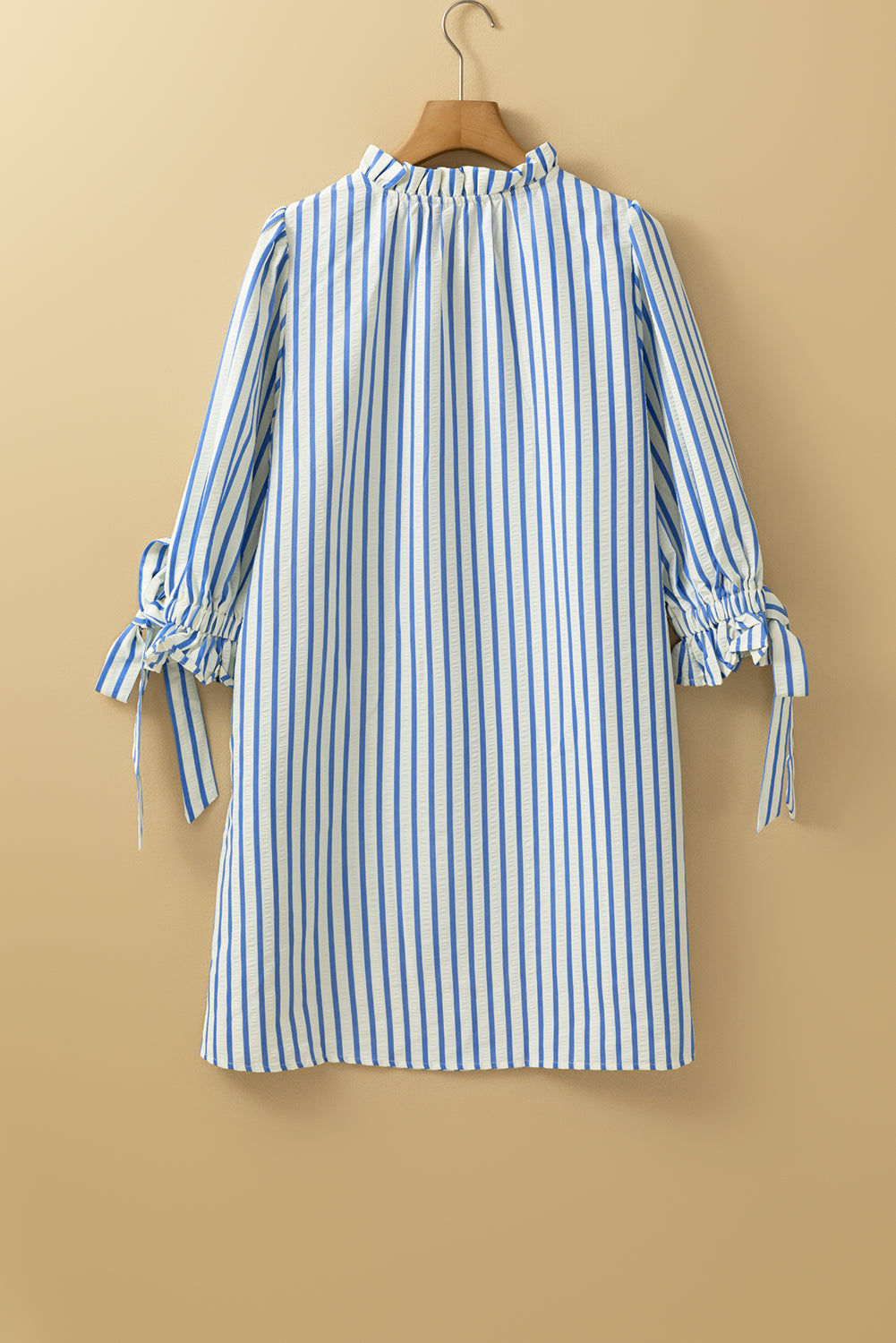 Threaded Pear Phoenix Notched Shift Mini Dress