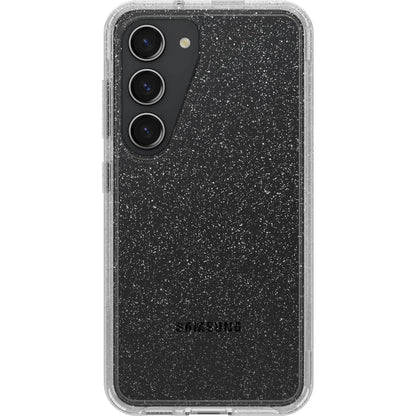 Otterbox Galaxy S23 Symmetry Series Case - Stardust (Clear/Glitter), Ultra-Sleek, Wireless Charging Compatible, Raised Edges Protect Camera & Screen