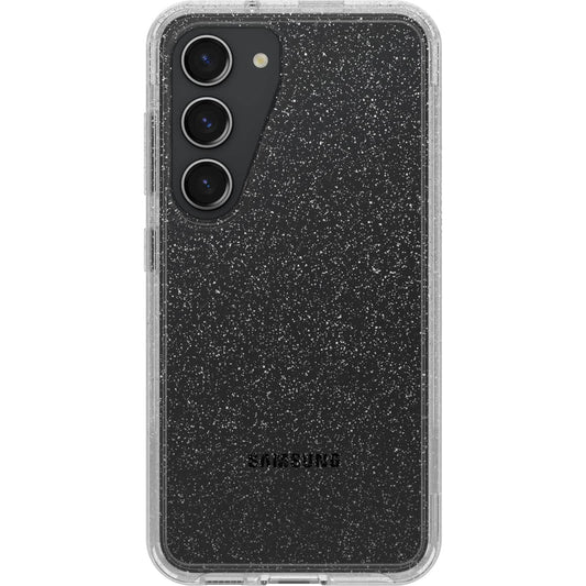 Otterbox Galaxy S23 Symmetry Series Case - Stardust (Clear/Glitter), Ultra-Sleek, Wireless Charging Compatible, Raised Edges Protect Camera & Screen