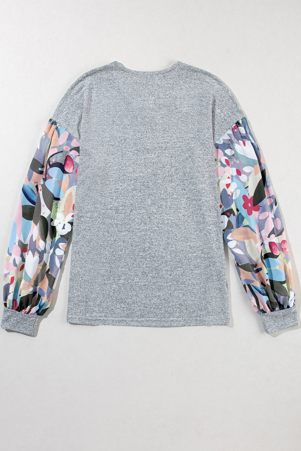 Threaded Pear Eleanor Lantern Sleeve Patchwork Top
