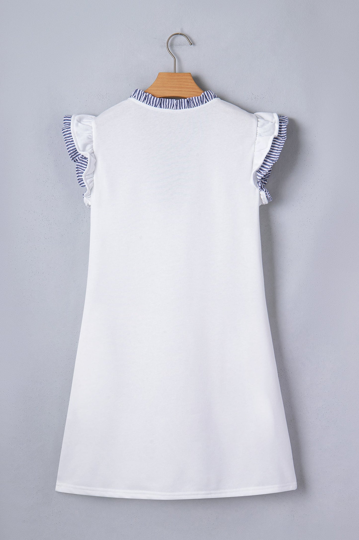 Threaded Pear Aleena Ruffle Trim Sleeveless Dress