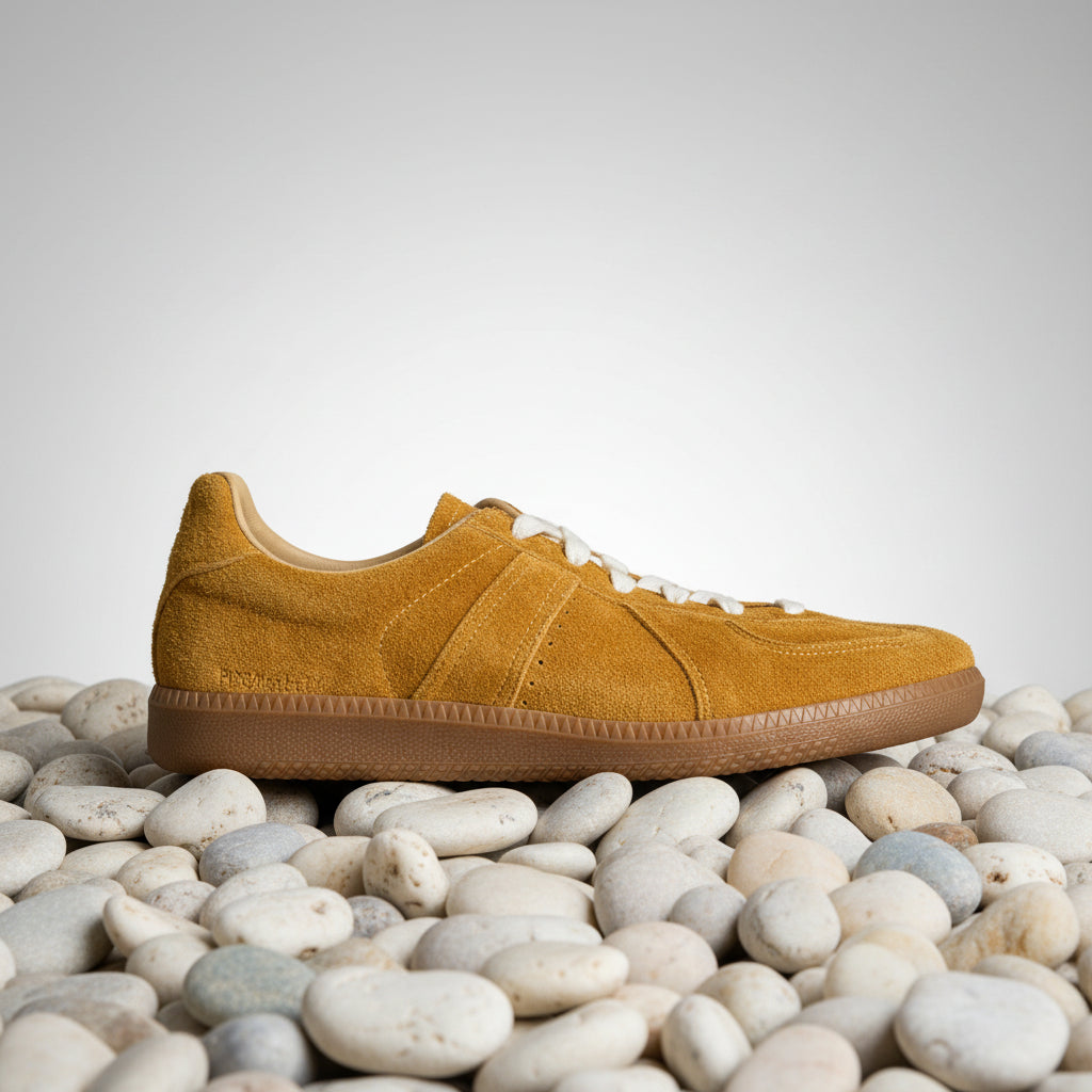 Retro Suede Elastic Band Shoes – Unisex Genuine Cowhide Casual