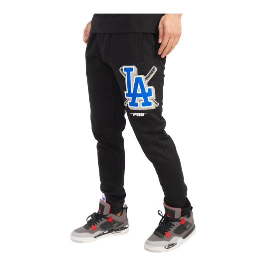 Pro Standard MLB Los Angeles Dodgers Mash Up Logo Men Sweatpants Black