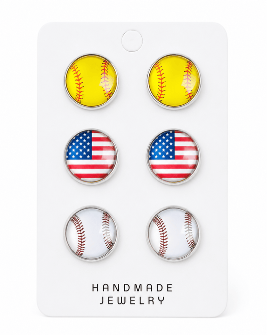 Red, White, Blue and Silver-