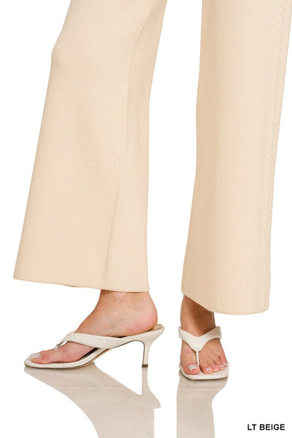 Zenana Viscose Sweater Pants