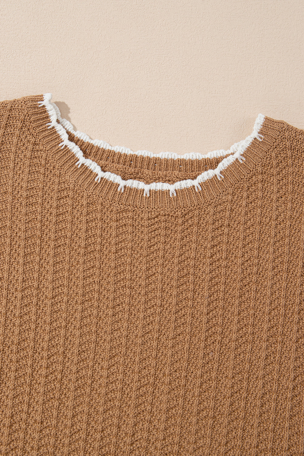 Threaded Pear Sophia Knit Short Sleeve Sweater