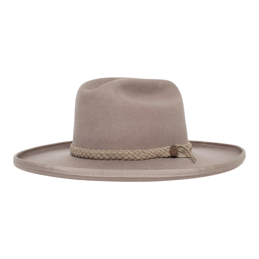 Goorin Bros Garden Plains Wool Fedora Hat Taupe
