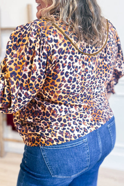 Threaded Pear Angelina Frilled Stand PLUS Blouse