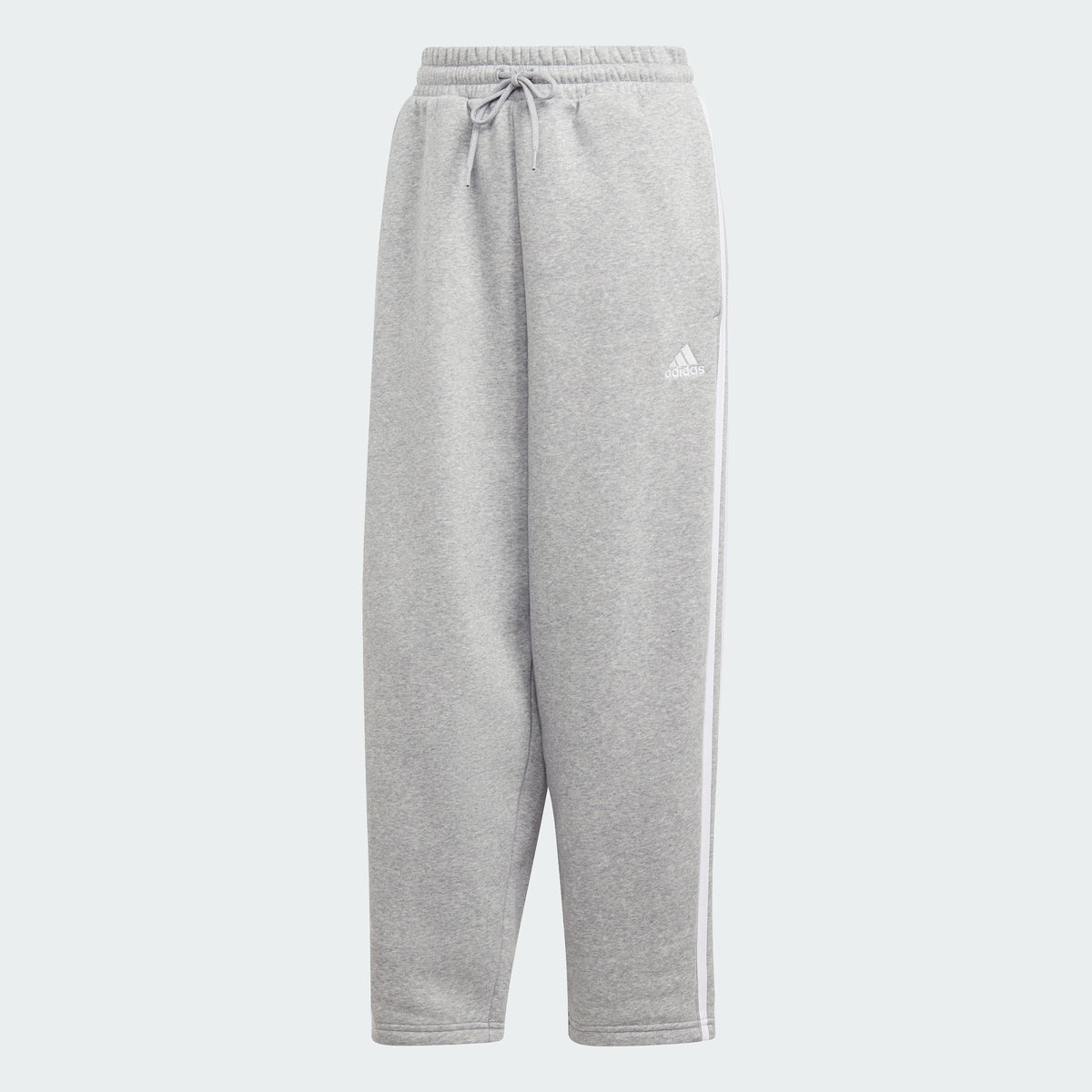 Medium Grey Heather / White-