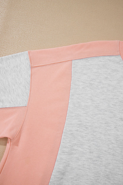 Threaded Pear Lilliana Colorblock Pullover Casual PLUS Shorts