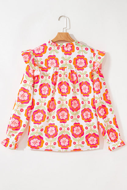 Threaded Pear Josimira Long Sleeve Blouse Long Sleeve Top
