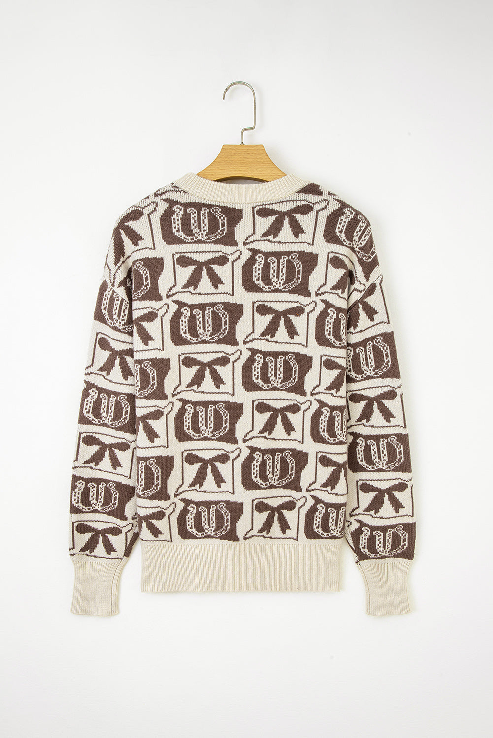 Threaded Pear Sofia Western Fashion Print Sweater