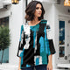 Blue and Black