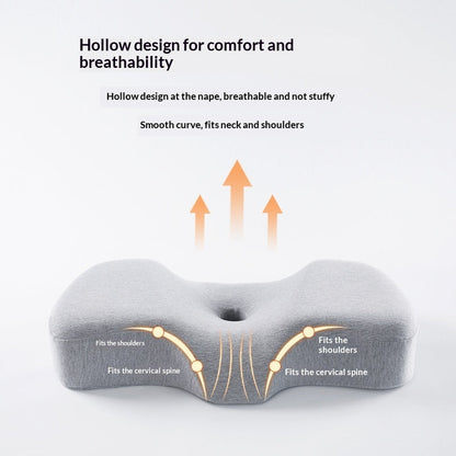 USB Heated Memory Foam Pillow – Slow-Rebound Warmth for Neck & Back Pain Relief