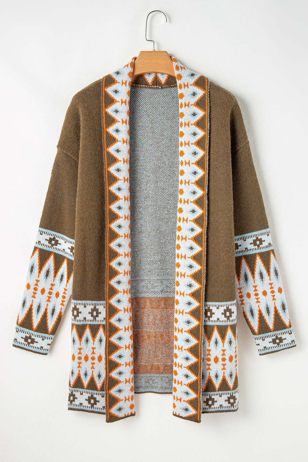 Threaded Pear Evelyn Open Front Knitted Cardigan