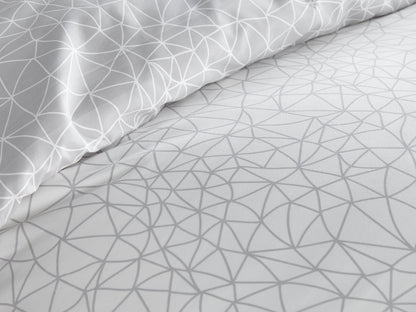 Geometric Maze Grey-