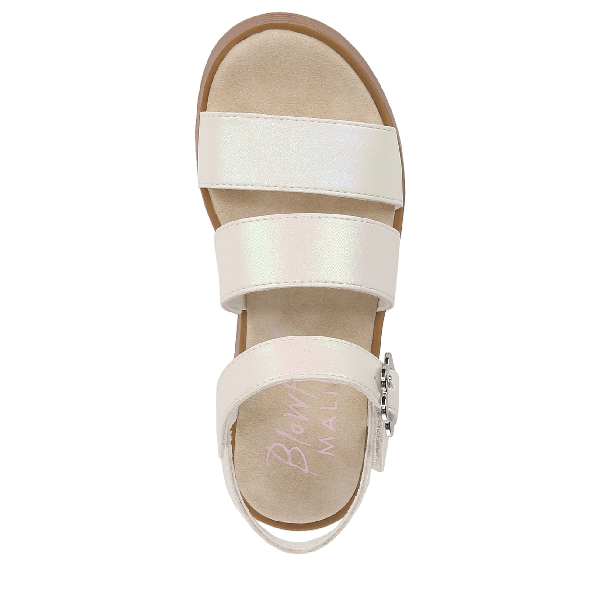 White Iridescent Faux Leather