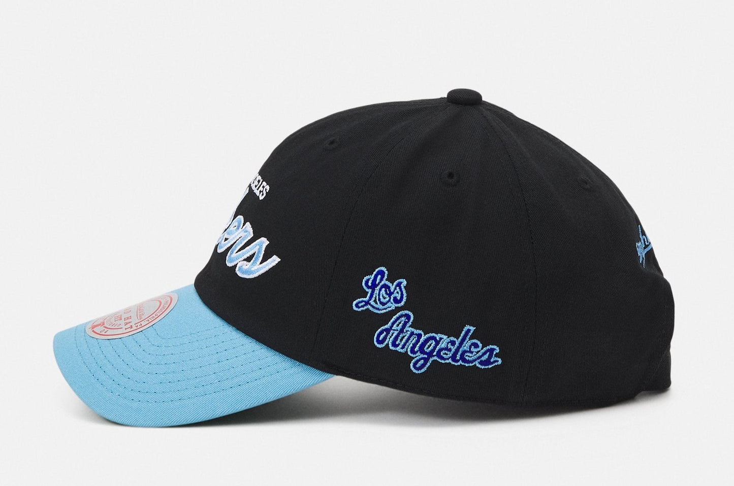 Mitchell & Ness Men's NBA Team Script 2.0 Roy Strapback Hwc Lakers Ball Caps