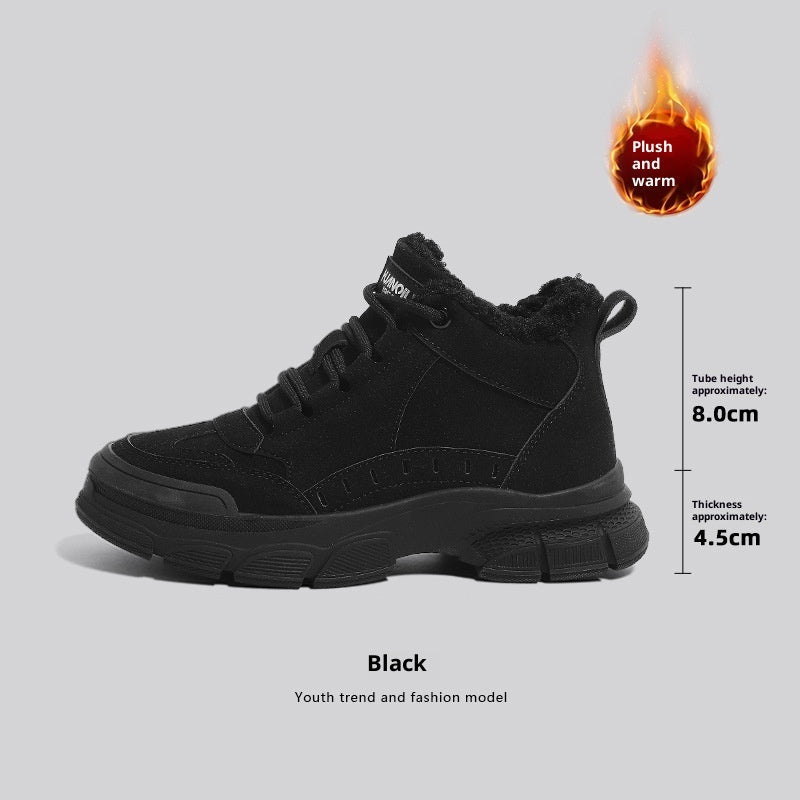 Women’s Non-Slip Snow Boots | Plus-Velvet Thickened Martin Style Winter Boots