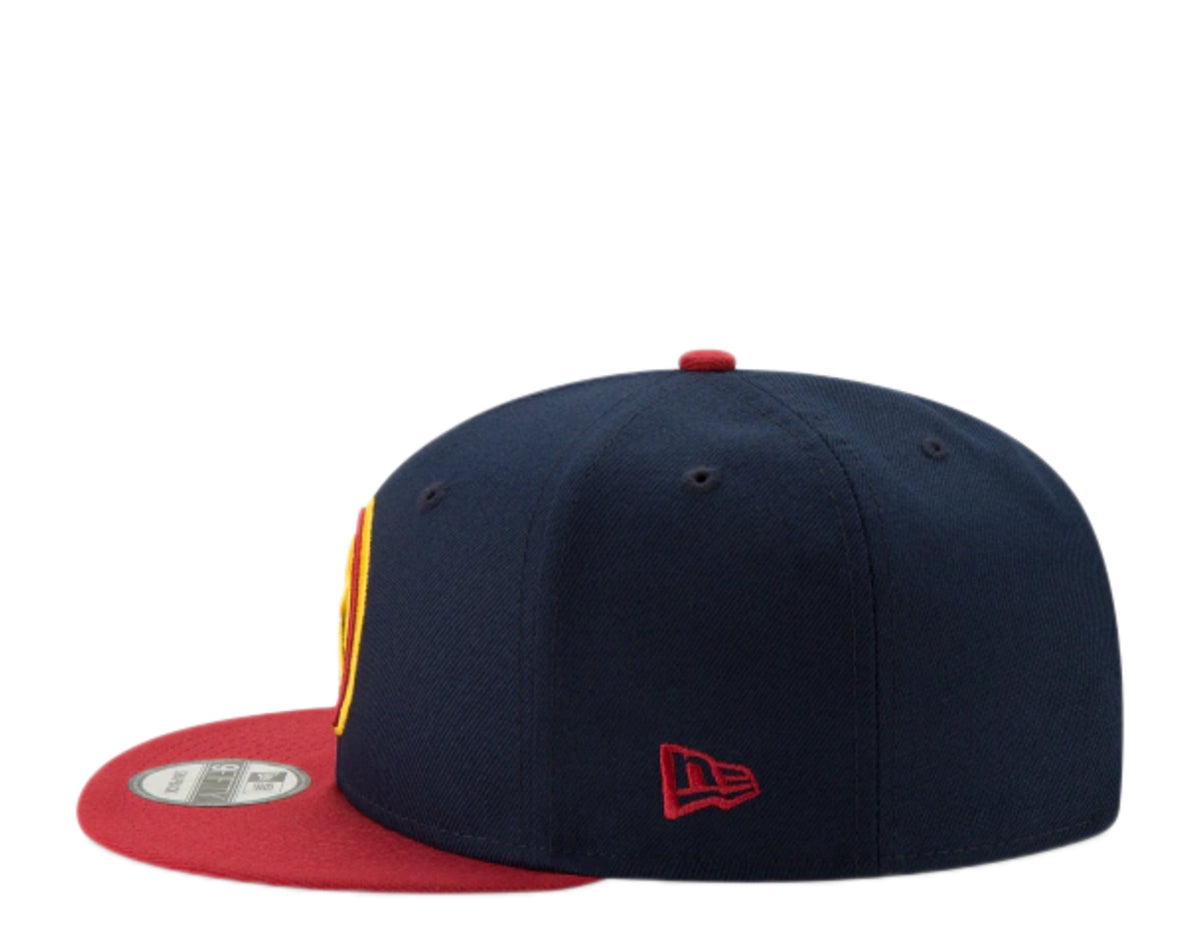 New Era Denver Nuggets 2-Tone OTC 9FIFTY Men's Snapback Hat — Navy/Burgundy