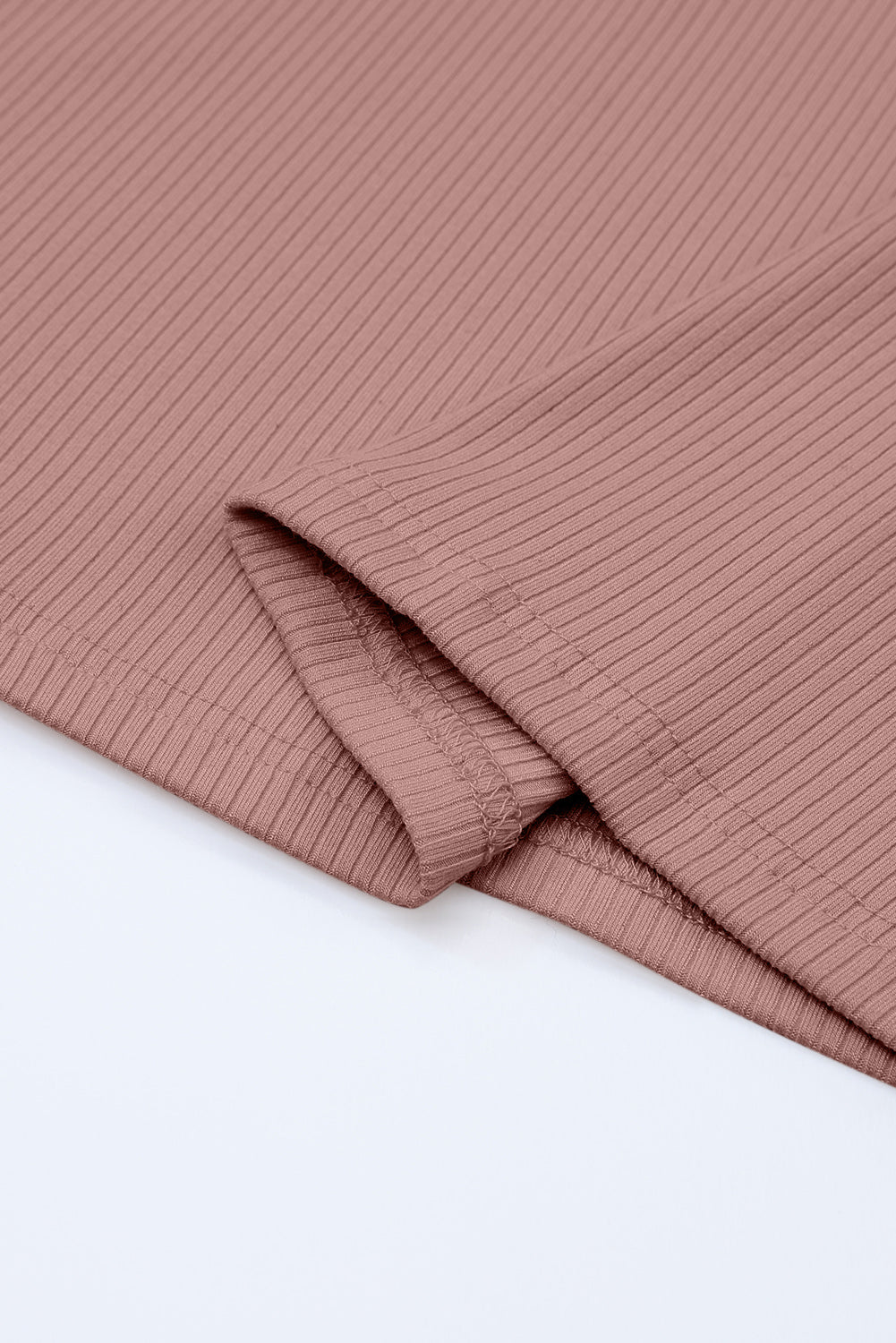 Threaded Pear Elizabeth Crewneck Ribbed top Long Sleeve Top