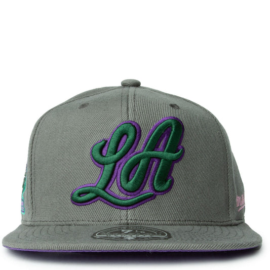 Mitchell & Ness Men's NBA From Dusk Fitted Hwc Lakers Fitted Caps
