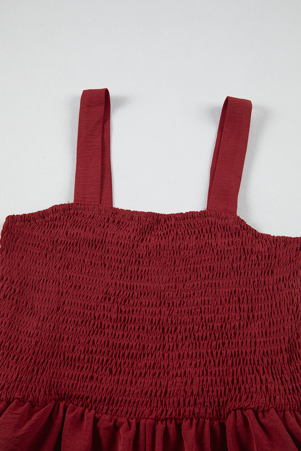Threaded Pear Marlowe Casual Smocked Sleeveless Romper