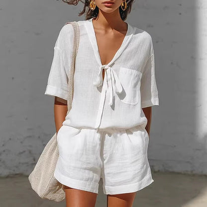 short sleeve dress shirt with shorts How to Wear A Short Sleeve Button Down Shirt
