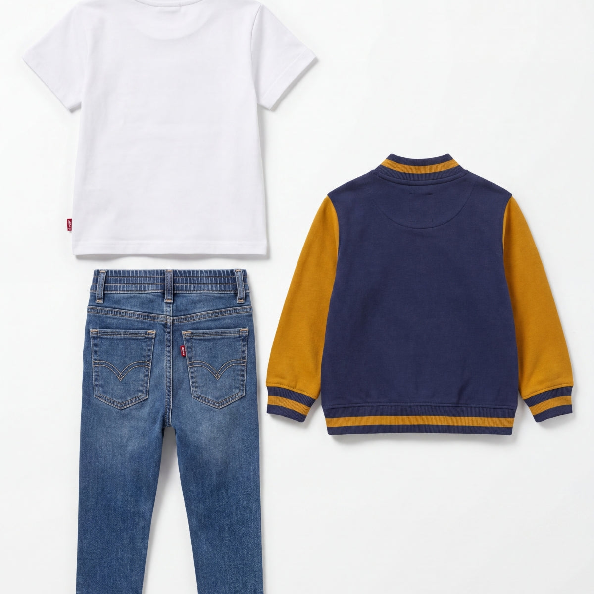 Navy, White, Blue-